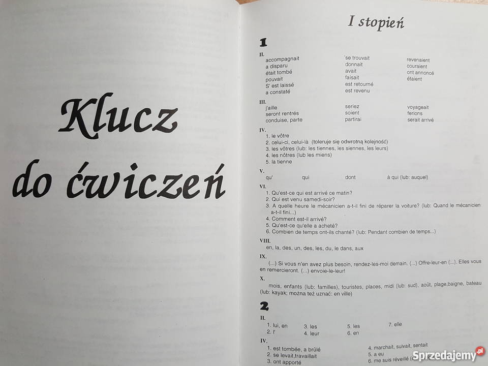 Książka Olimpiada języka francuskiego TESTY z Rok wydania 1992 Złotniki