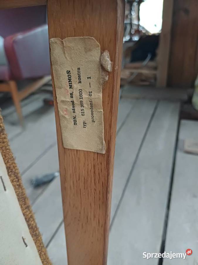 Retro krzesla Czechoslowacja Lubań