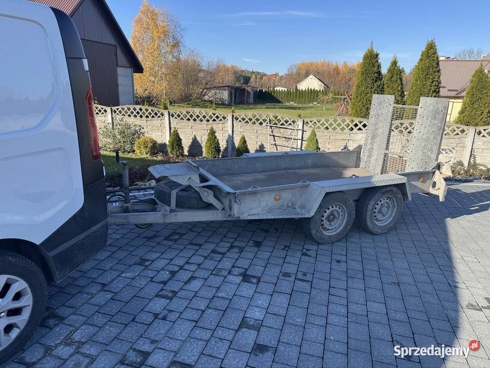 Przyczepa Ifor Williams 2015 pod minikoparkę Lawety