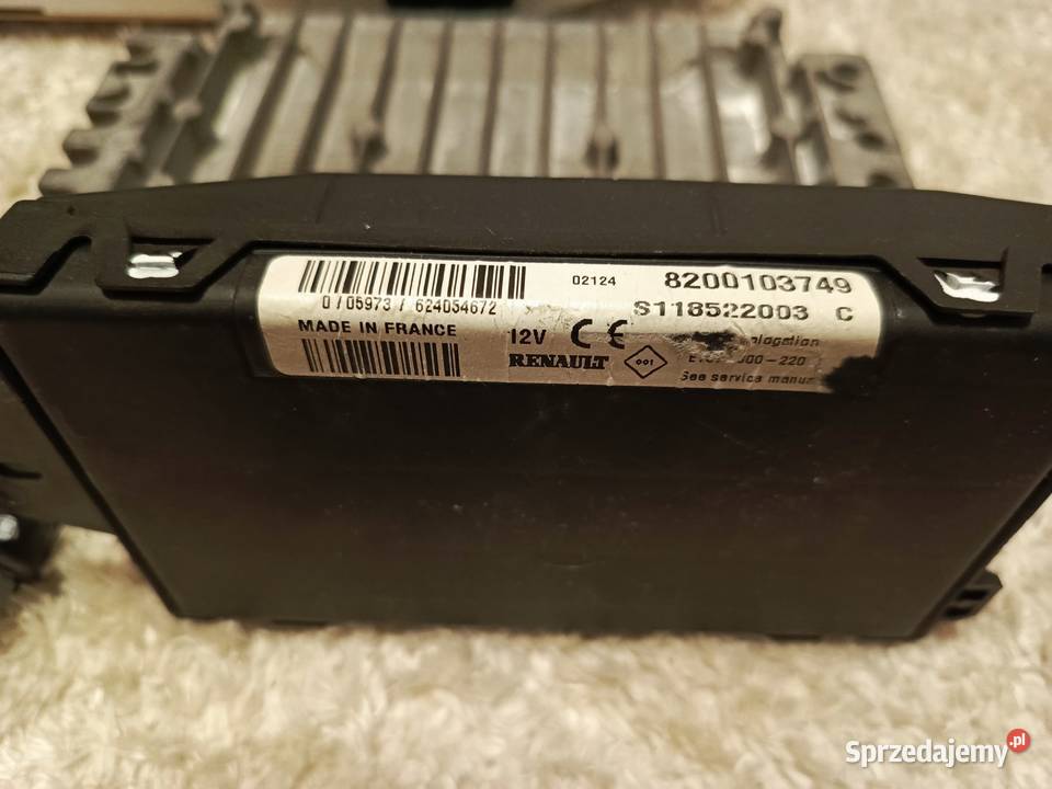 Zestaw startowy z immo Renault Thalia 2 14 8V Jaworzno sprzedam