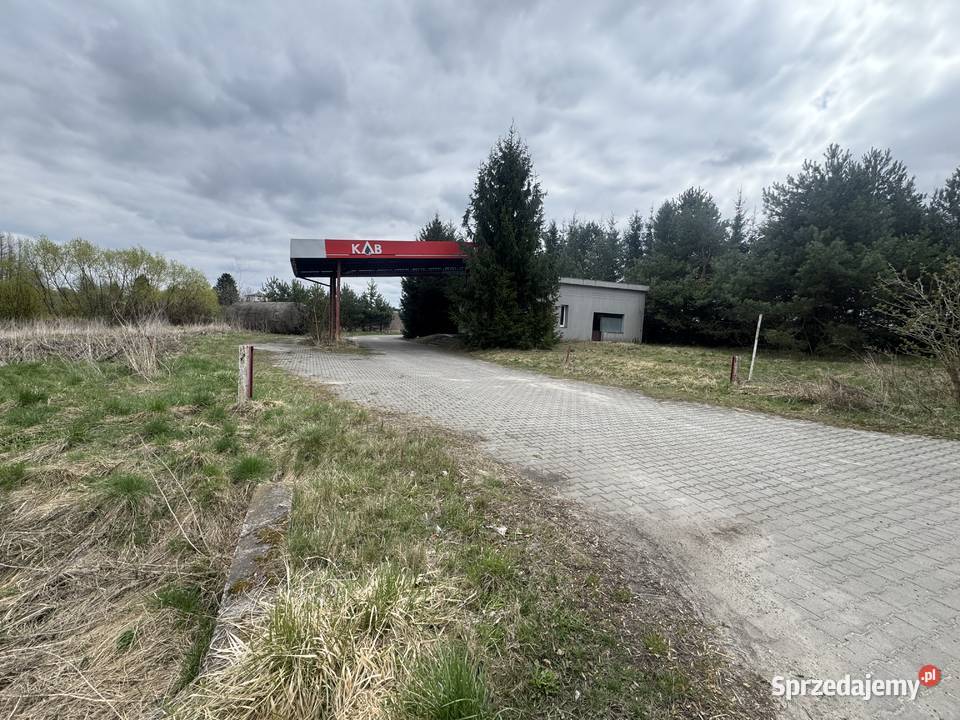 Działka z budynkiem byłej stacji paliw Telatyn