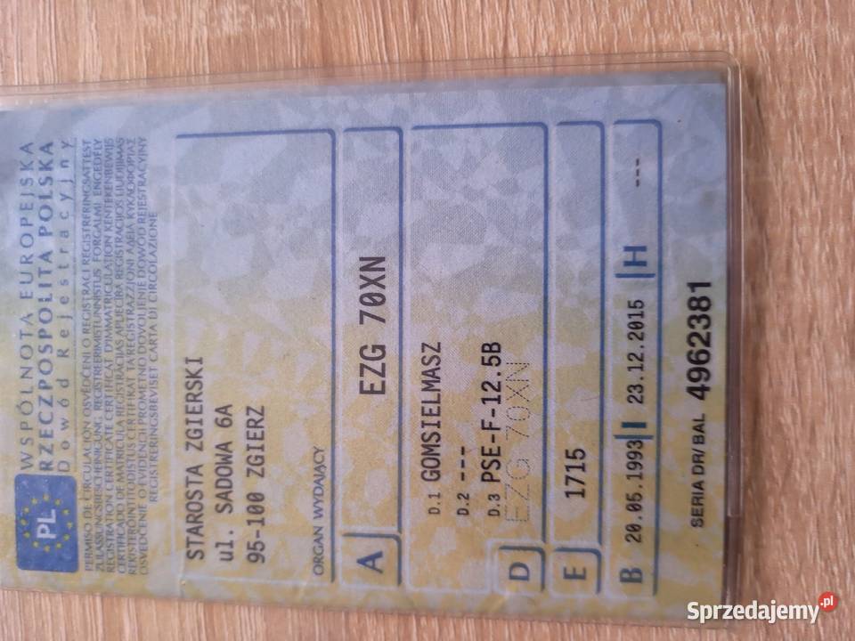 Przyczepa ciężarowa rolnicza Gosielmasz nieuszkodzony Leźnica Wielka