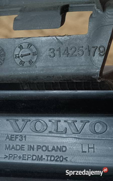 VOLVO XC60 II ŚLIZG MOCOWANIE HALOGENU LEWY osobowe Pleszew