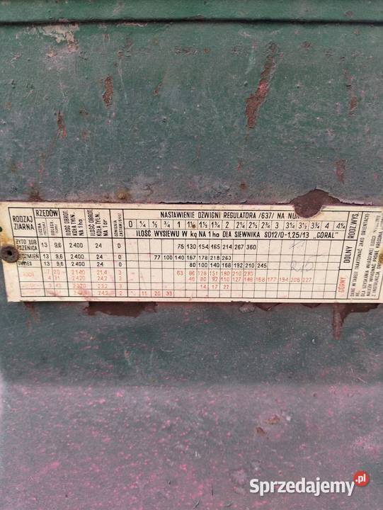 Siewnik zbożowy 19 lejków Huta Koszary