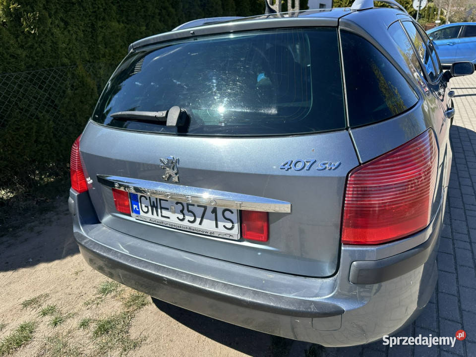 Peugeot 407 ClimatronikTempomat8 Wejherowo