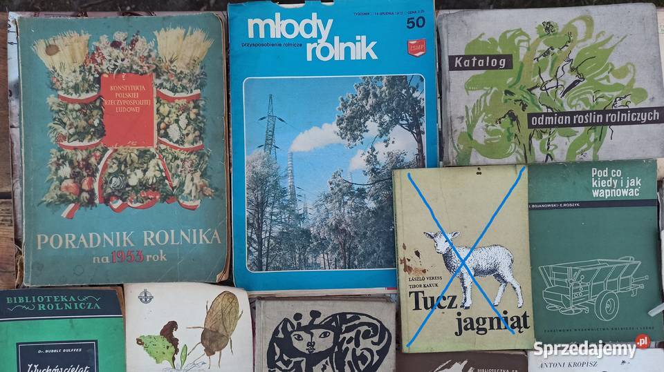 Książki rolnicze z lat 50 i 60 dot hodowli Pozostałe Wieluń