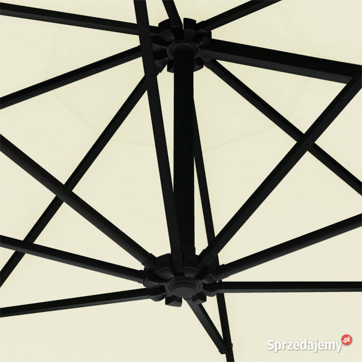 Parasol ogrodowy z LED ścienny 300 piaskowy Ogród mazowieckie Warszawa sprzedam