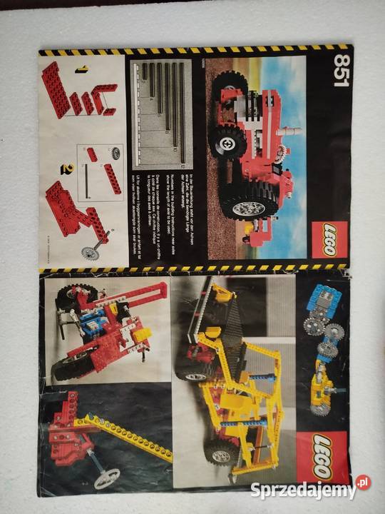 Zabytkowy Zestaw LEGO 851 pudełko Traktor Zgierz