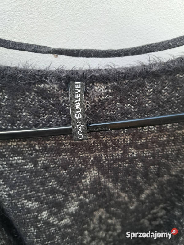 Miękki kardigan Sublevel w etniczne wzory S Rozmiar 36(S) pomorskie