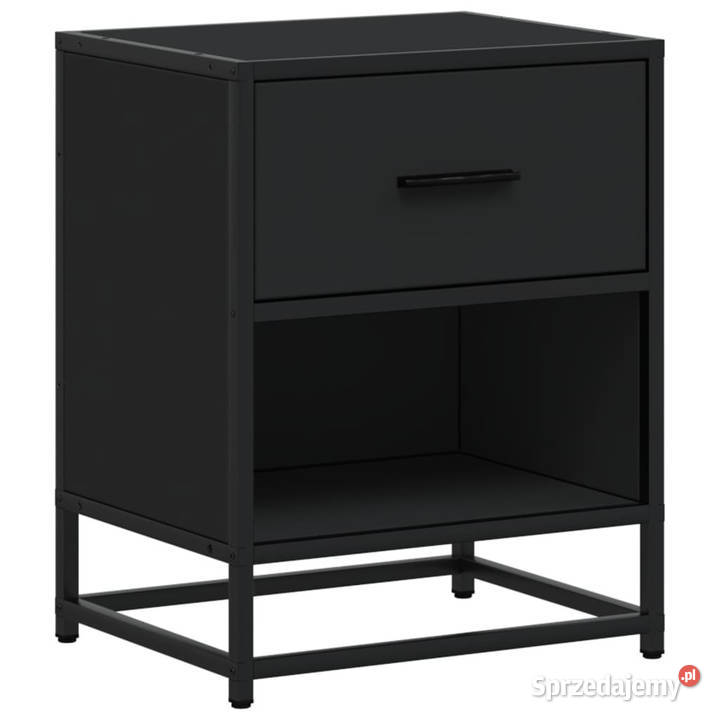 Szafki nocne 2 czarne 40x31x50 WM848685 Warszawa
