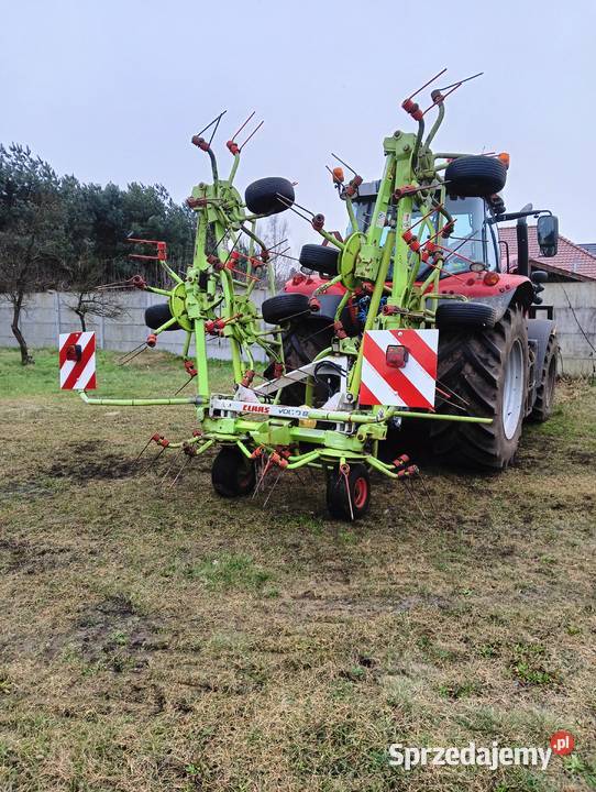 Przetrząsarka Claas Volto 870 Zgrabiarki i przetrząsacze wielkopolskie Krzyż Wielkopolski