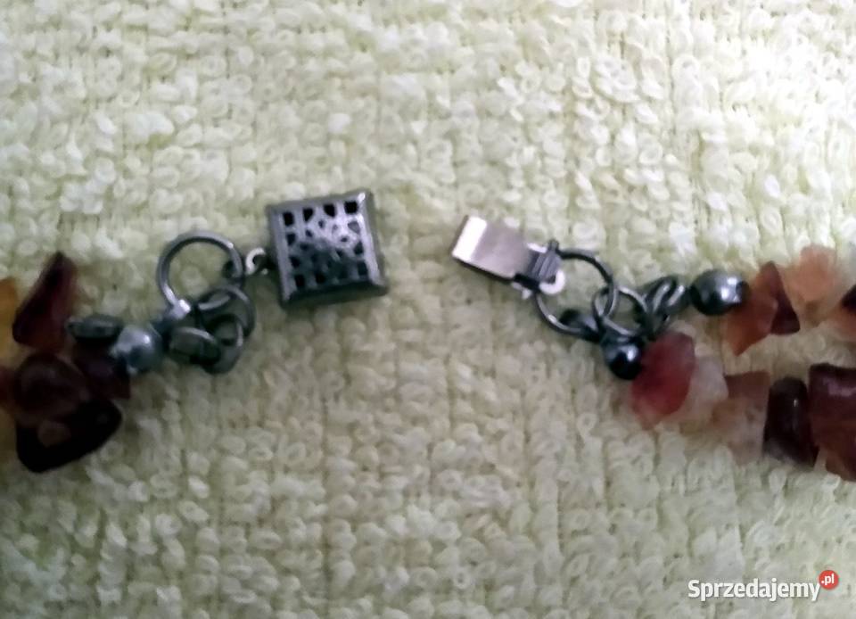 Naszyjnik bursztynowy podwóny Bolków