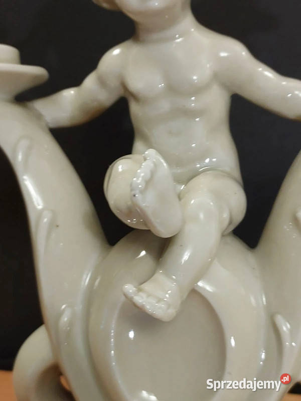Świecznik porcelanowy GH Co Grfenthal Skwierzyna