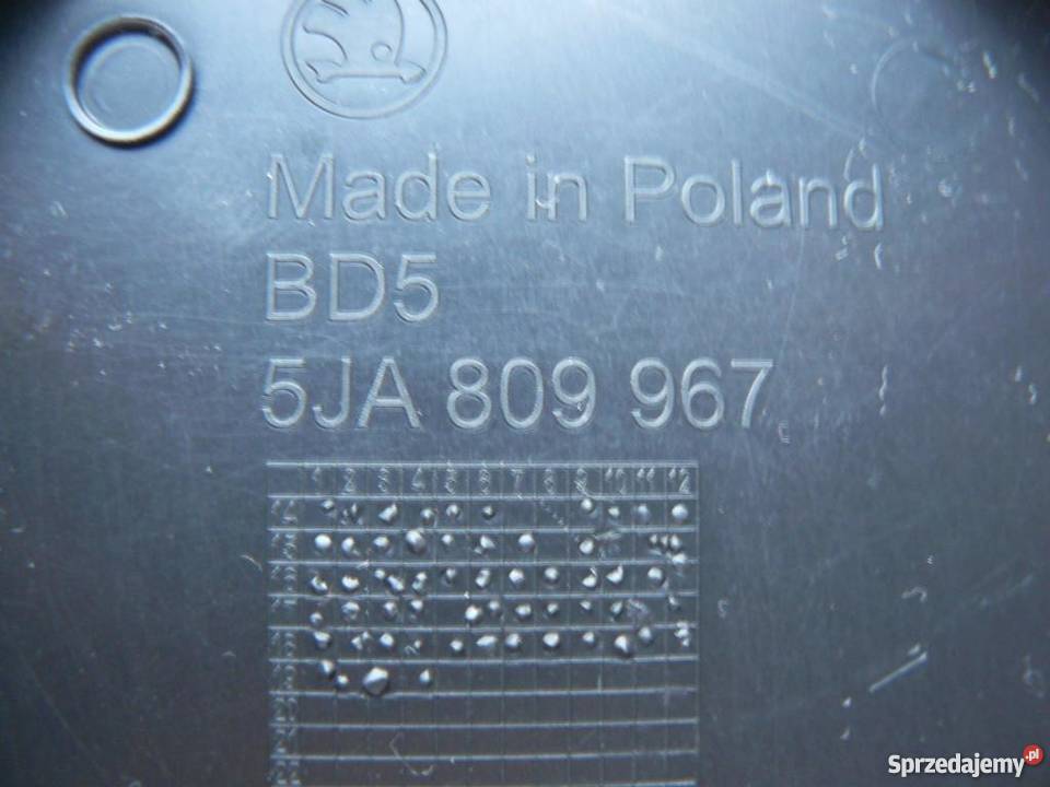 Zaślepka nadkola Skoda Rapid Fabia Kodiaq Seat Piastów