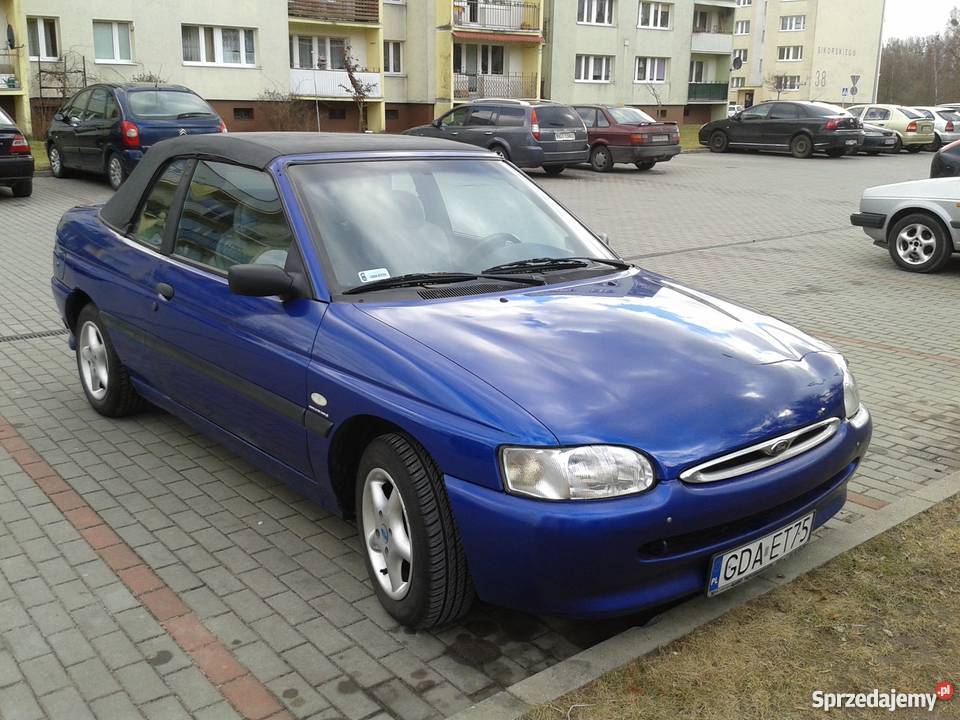 Ford Escort 16 Cabrio niebieski Pruszcz Gdański