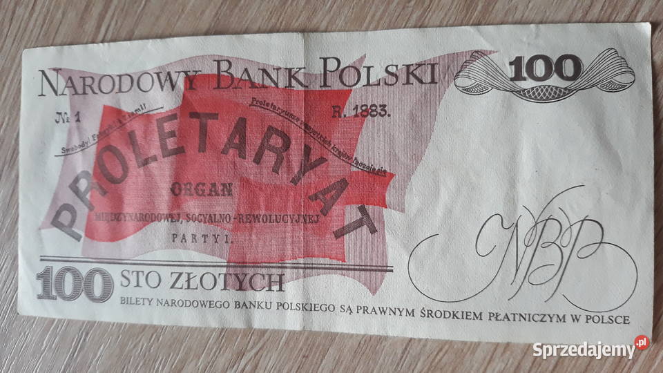 100 złotych 1VI1986 seria SP