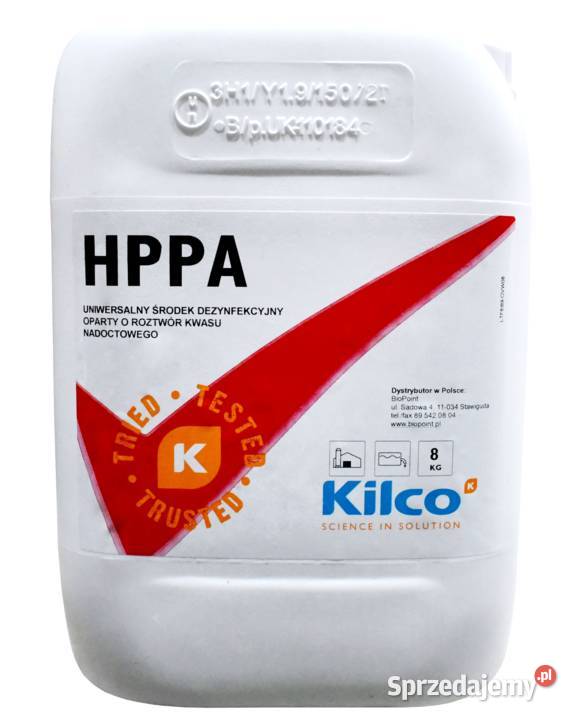 HPPA 8 ŚRODEK DO DEZYNFEKCJI LINI POJENIA lubelskie Zahajki