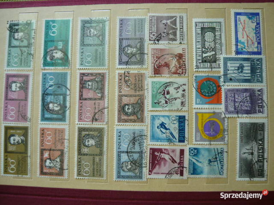 Znaczki rocznik 1961 Filatelistyka Myszków sprzedam