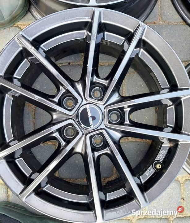 Alufelgi Borbet 16 5x112 antracyt Ładne aluminiowe Czarna Woda