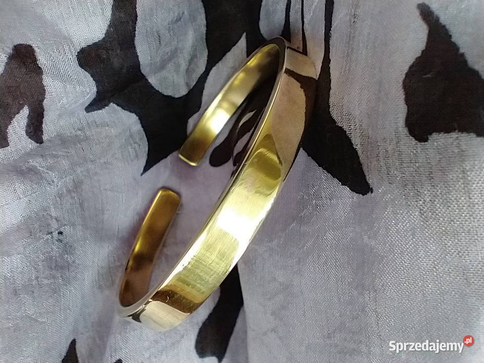 Bransoletka mosiądz metaloplastyka rękodzieło Łódź