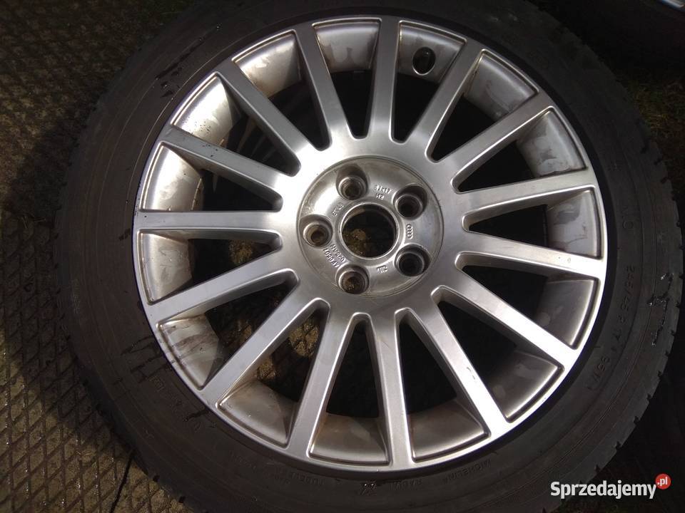 Koła aluminiowe Audi 17 letnie opony 8Jx17H2 Radom
