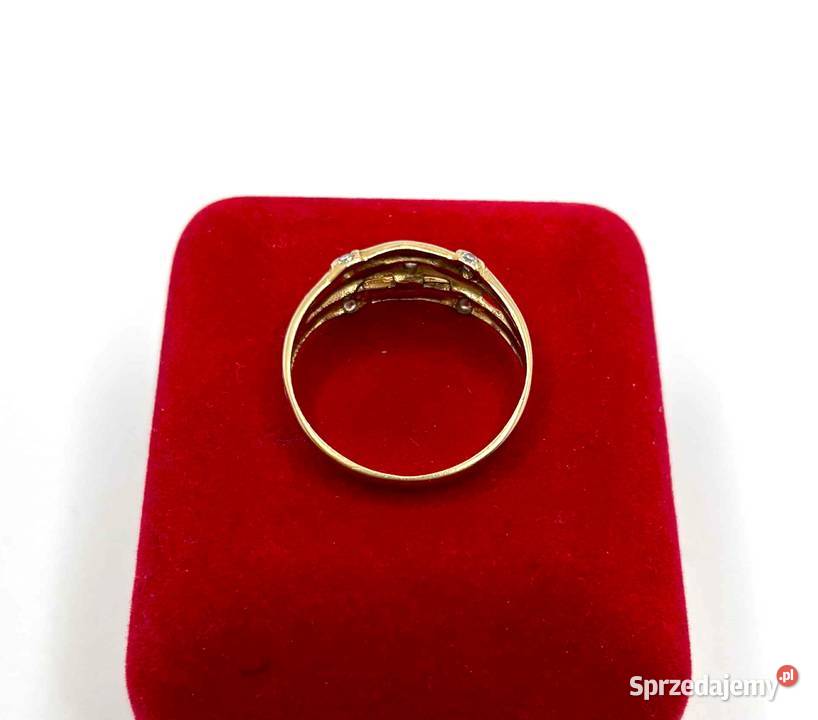 Złoty Pierścionek pr 585 288g R17 złoto Elbląg