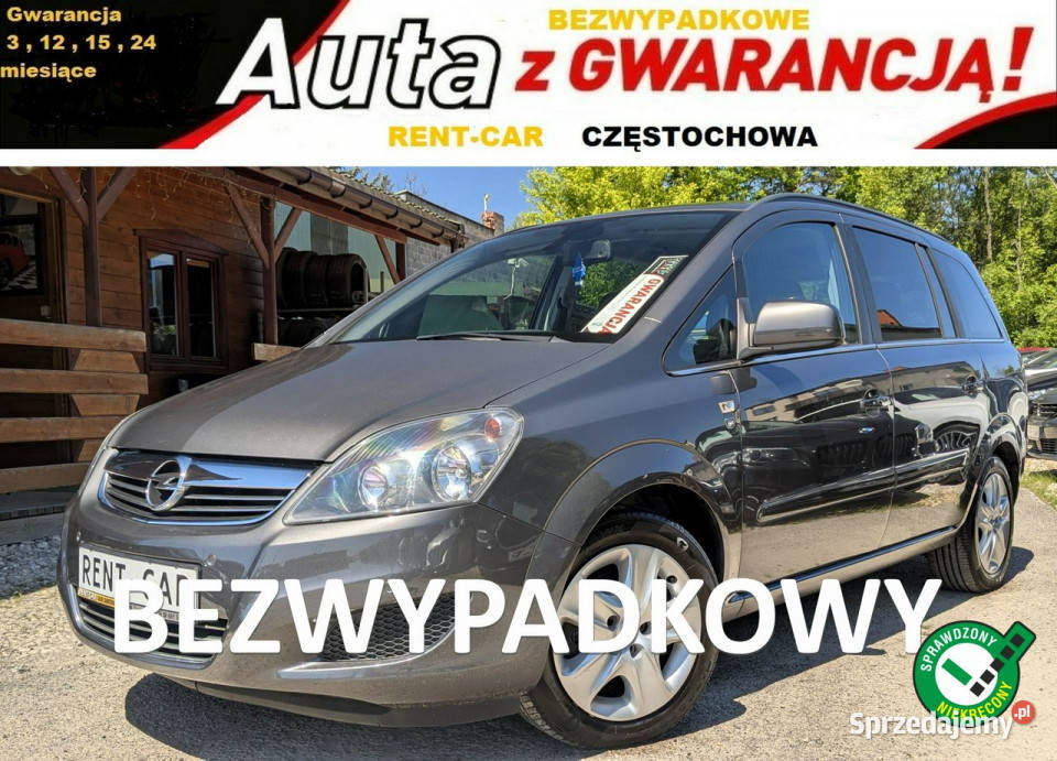Opel Zafira 16i116OPŁACONYBezwypadkowy7Osób relingi dachowe Częstochowa