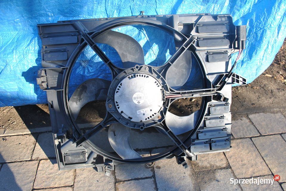 Wentylator chłodnic BMW E60 E61 520i 523i 525i Wentylatory chłodnic klimatyzacji Poręba