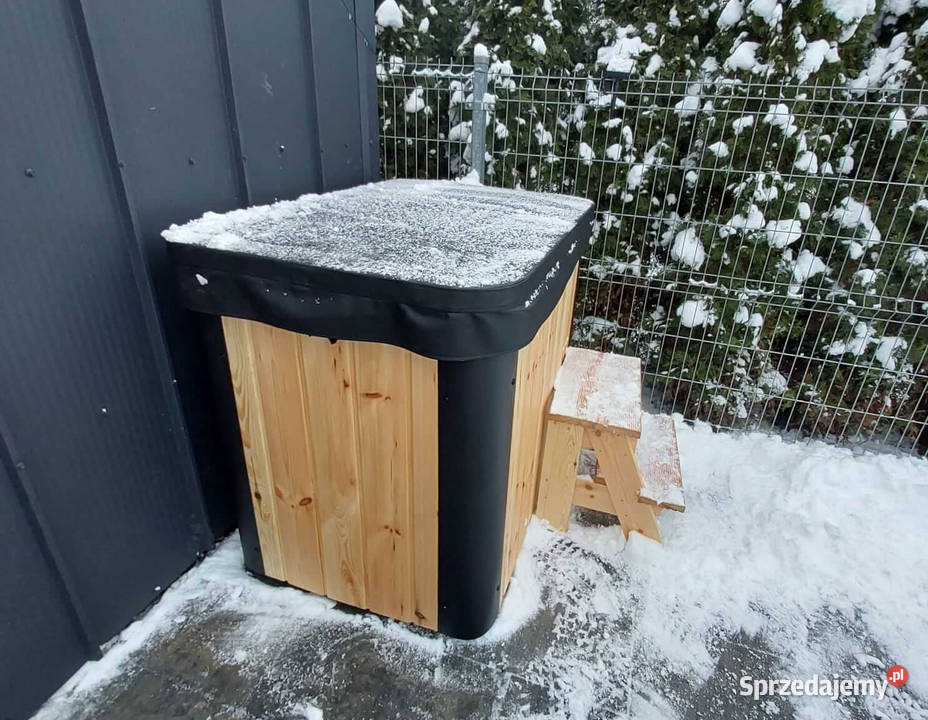 SAUNA OGRODOWA CUBE LUX 22 x 22m z wanną do