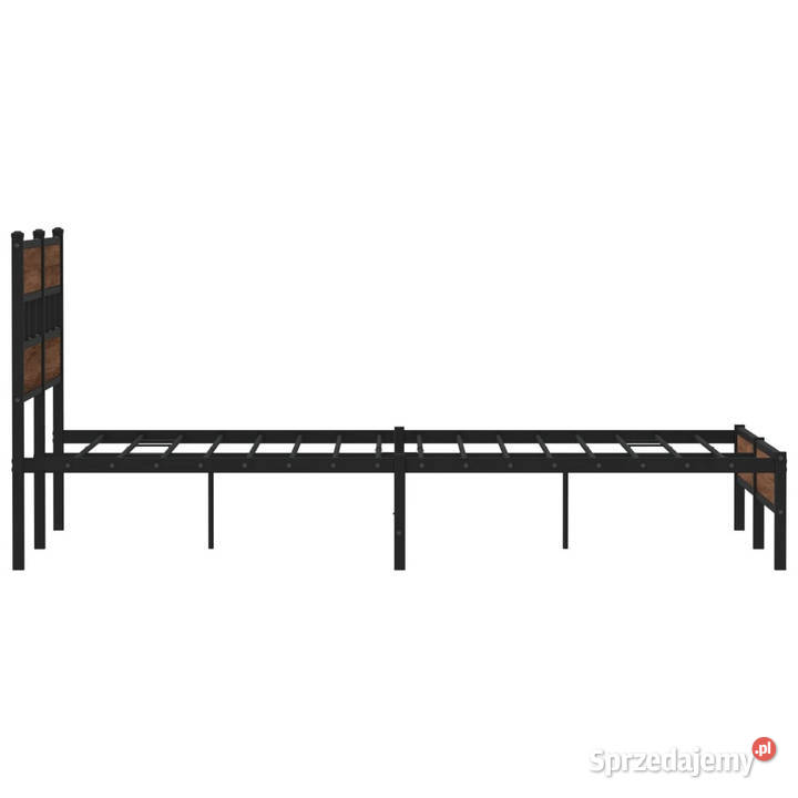 Łóżko bez materaca brązowy dąb 150x200 WM4017310 mazowieckie Warszawa