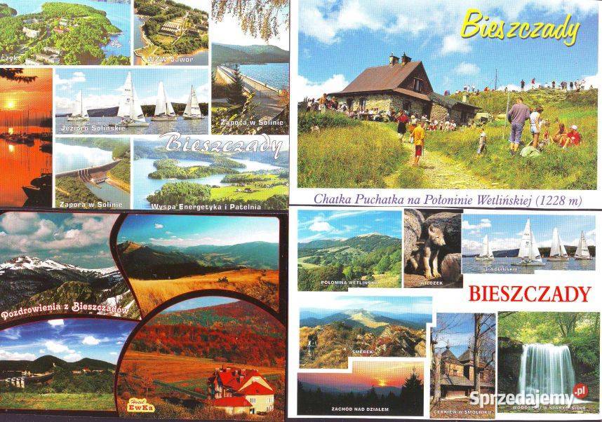 Kart Poczt Chatka Puczatka widoki 4 Gliwice sprzedam