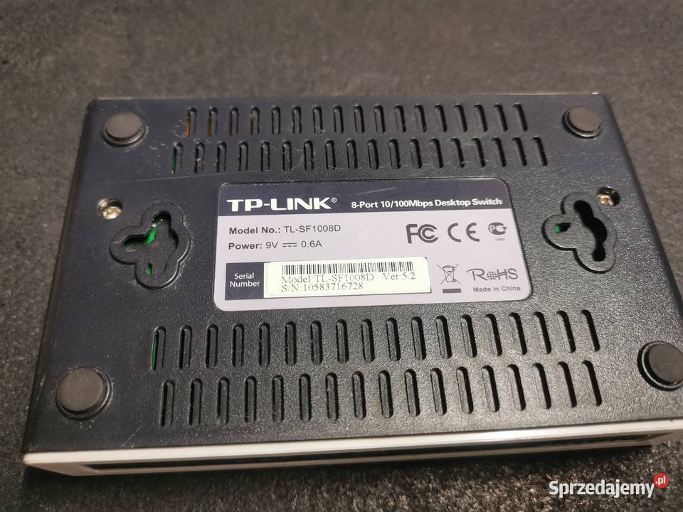 SwitchHub TPLink 8p TLSF1008D Ruda Śląska