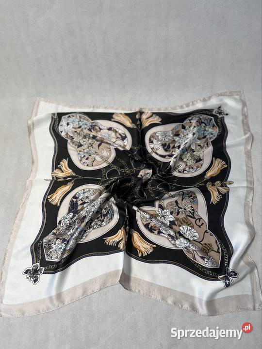 Apaszka gawroszka print 100 wiskoza klasyczna Dodatki Niebieszczany