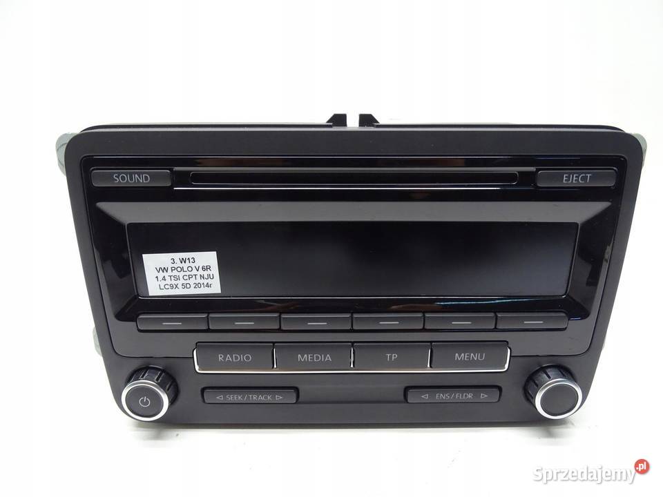 RADIO CD VW POLO V 6R TIGUAN 5N SHARAN 7N