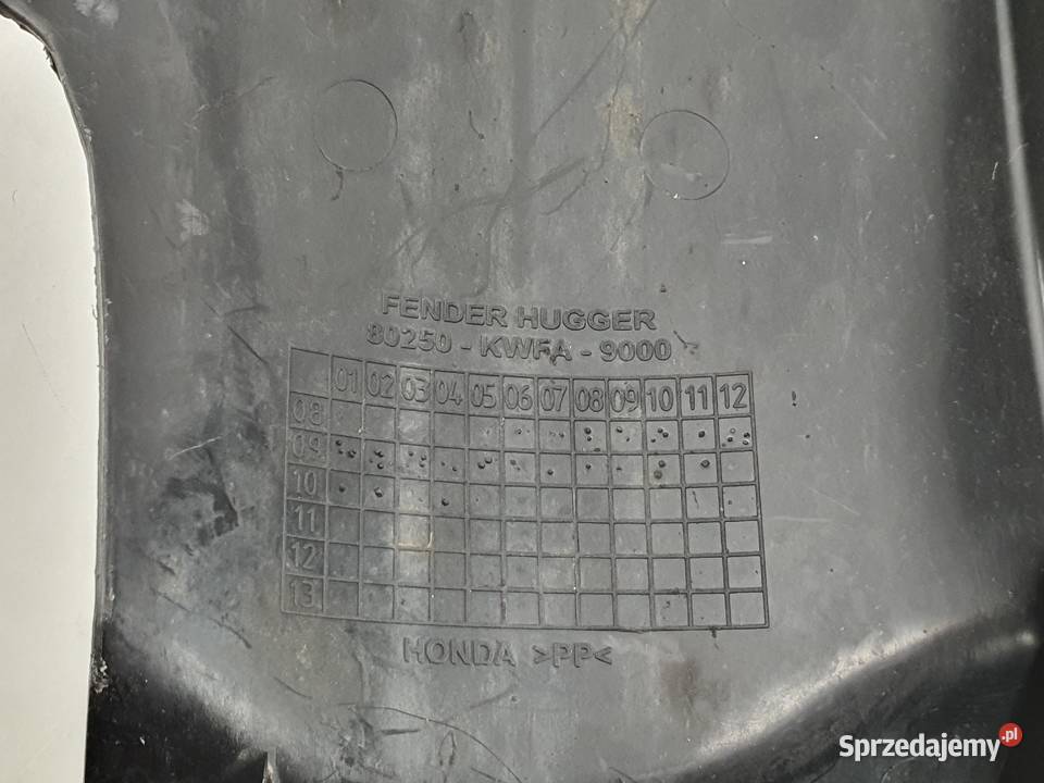 HONDA CBF 125 JC40 NADKOLE TYŁ BŁOTNIK Janowice sprzedam