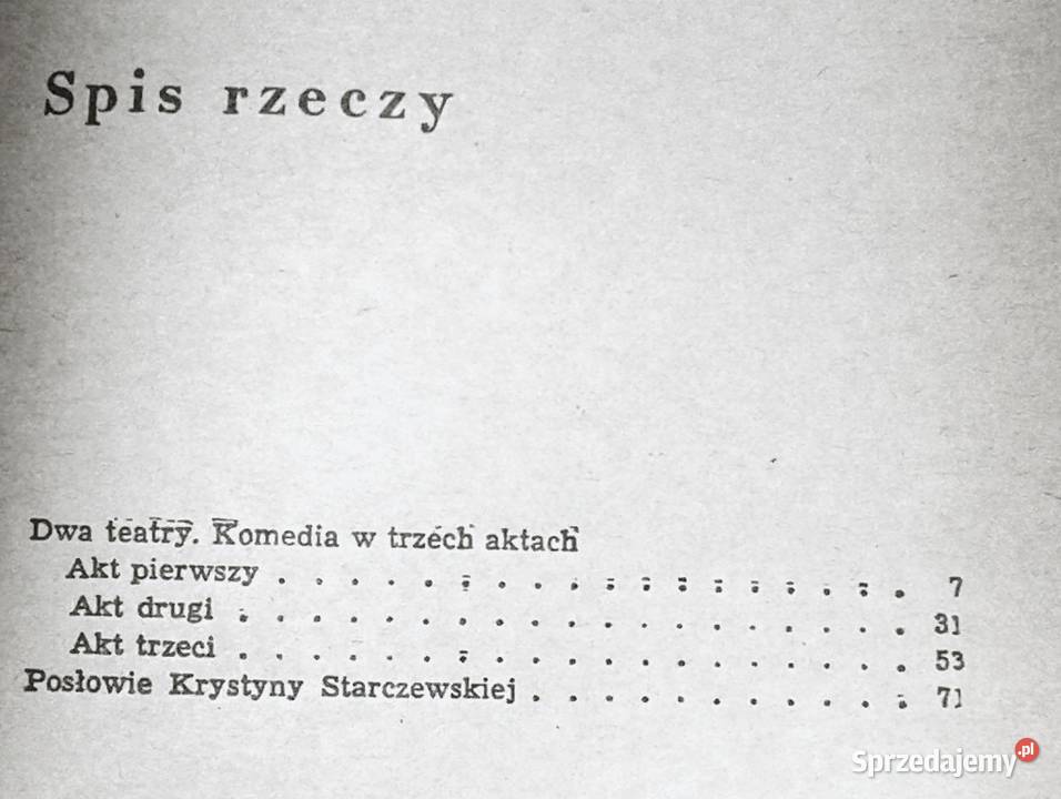 Dwa teatry Jerzy Szaniawski Kultura i Rozrywka Chełm