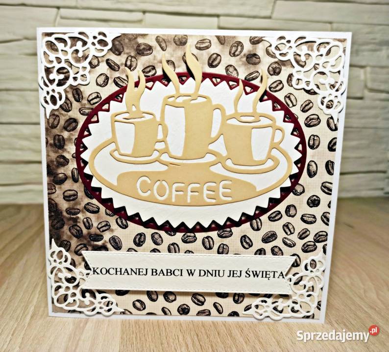 Kartka na Dzień Babci ręcznie robiona Wejherowo