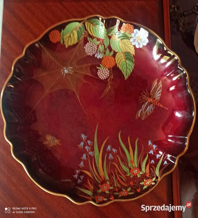 Patera Rogue Rogale z Carlton Ware Made in Porcelana i szkło