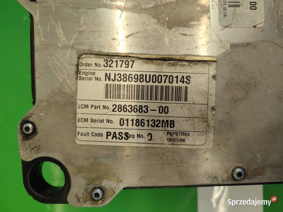 Komputer Sterownik Moduł 286368300 Perkins NJ Wilkowo