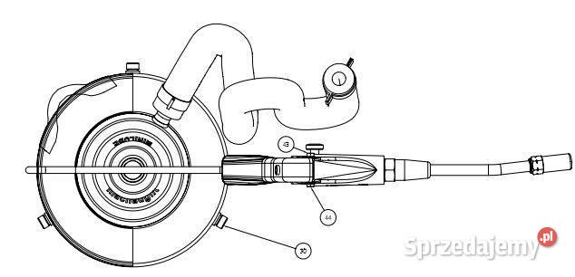 Smarownica nożna 5 GS5 Groz 44250GROZ Do maszyn uprawowych Kamionna