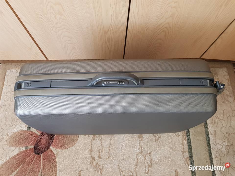 Walizka na kółkach Samsonite duża 80 l szara Torby, plecaki i walizki mazowieckie Warszawa