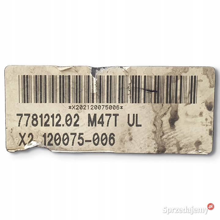 GŁOWICA CYLINDRÓW BMW E90 E91 20 D 7787521