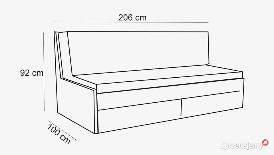 Łóżko drewniane bukowe Duo A 180200 Warszawa