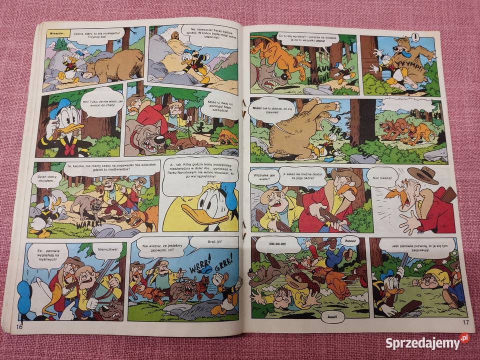 Komiks Mickey Mouse z 1991 r wersja Polska Walt Głuchołazy