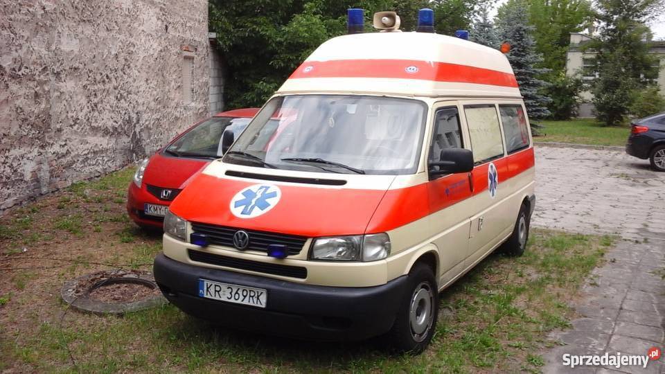 Vw t4 25 benzyna automat ambulans karetka immobilizer Transporter małopolskie Kraków