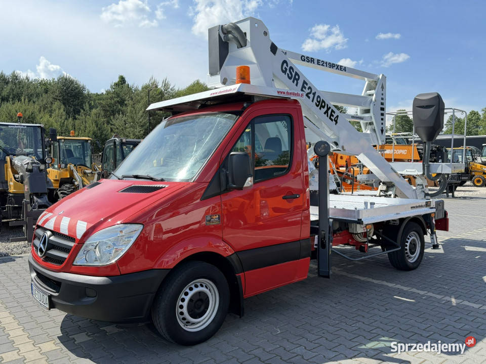 Mercedes Sprinter Zwyżka Podnośnik Koszowy GSR Widełki