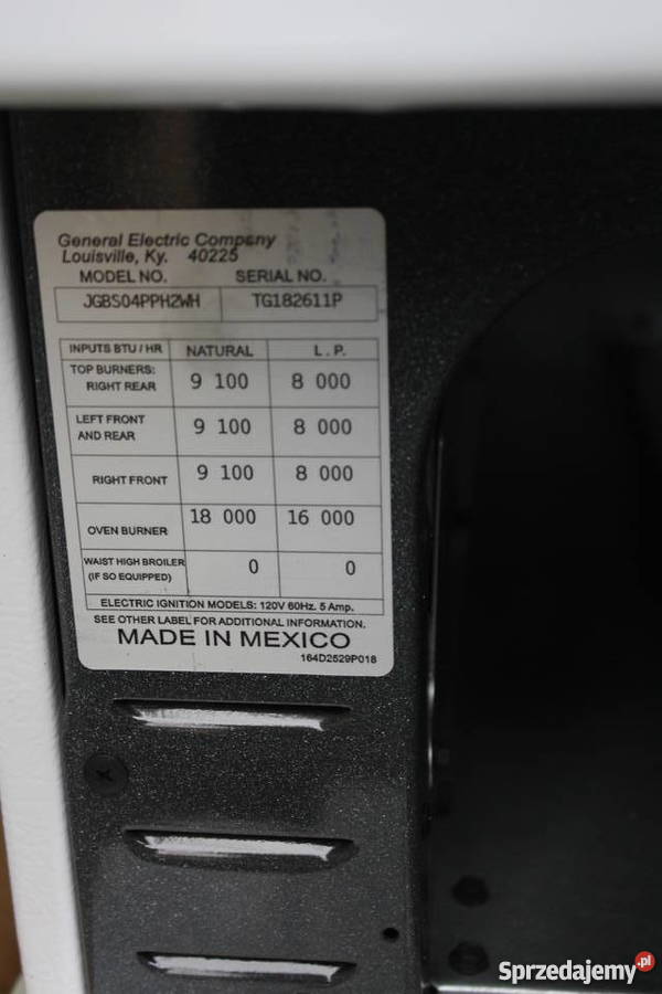 kuża kuchnia gazowa z piekarnikiem szer 76 Warszawa