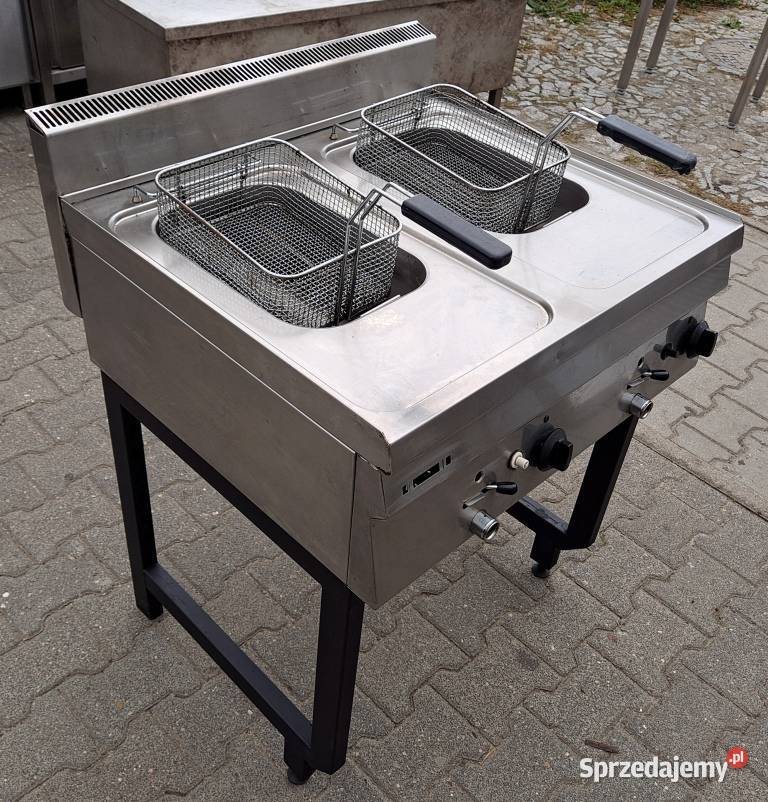 FRYTOWNICA GAZOWA 2 KOMORY 2X8L TECNOINOX M1811N wielkopolskie Nowe Skalmierzyce