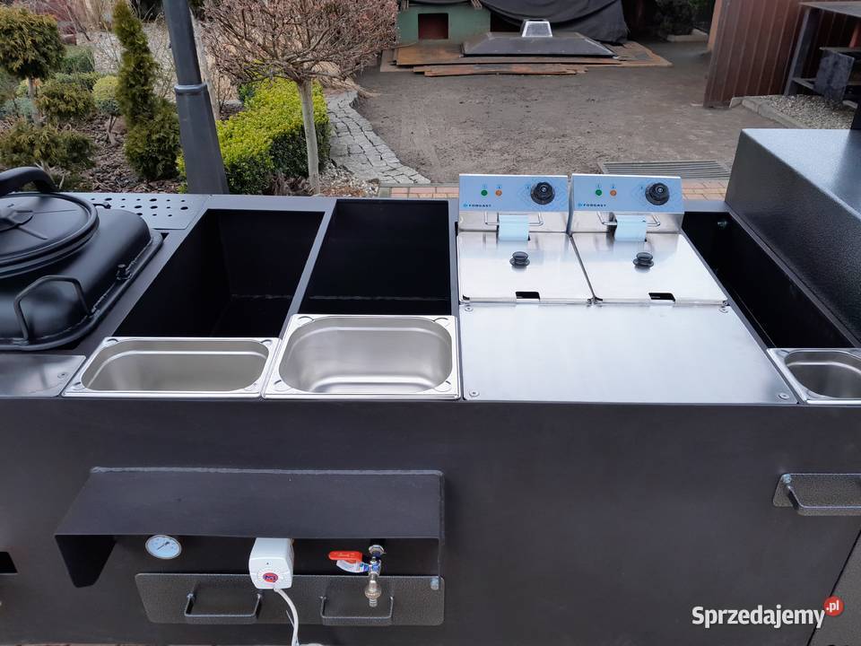 Gastronomiczny grill cateringowy gazowy węglowy Biznes i Przemysł Damasławek