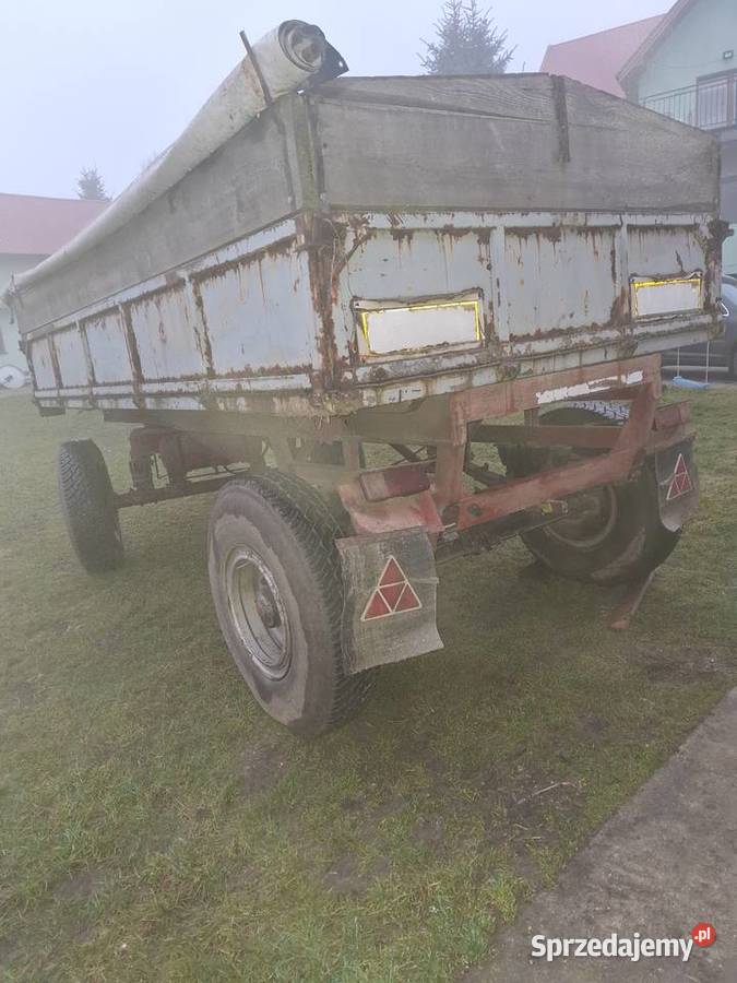Przyczepa rolnicza Autosan D50 wywrotka maszyny Pińczów